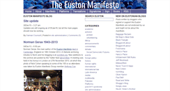 Desktop Screenshot of eustonmanifesto.org
